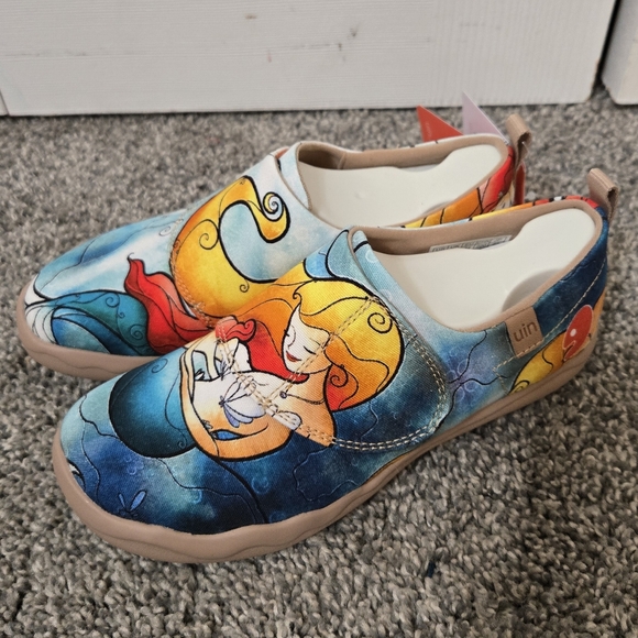 Uni Painted Colorful Fashion Sneakers For Kids, 3 Y, NWT - Picture 3 of 14